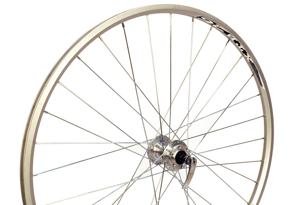 Колесо 29" MTB,переднее,под диск IS6, двойной обод 2XTB-26,алюм.сплав,серебристый, втулка JY-D041DSE,крепление ротора IS6